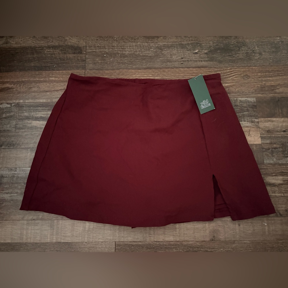 Wild Fable Burgundy Skirt - Picture 1 of 5
